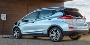 Bolt's 238-mile range means many commuters could go several days between charges. Image credit: General Motors.
