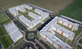 Artist's concept of new $575 million housing project at UC Davis. Source: UC Davis