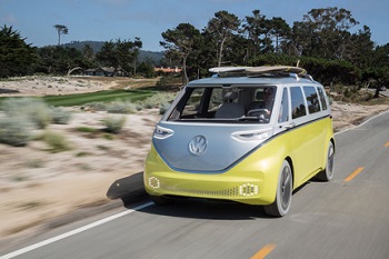  A production version of the I.D. Buzz concept electric vehicle will be available in 2022. (Source: Volkswagen)
