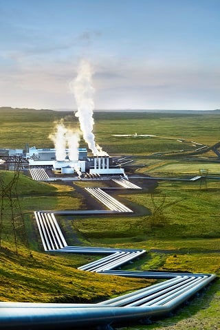 Hellisheidi geothermal power plant. Image credit: Orkuveita Reykjavíkur
