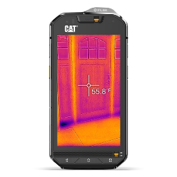 Smartphone with integrated thermal imager is ruggedized serve the building and utility trades.