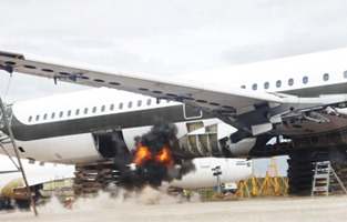 A controlled explosion without Fly-Bag in the hold. Source: University of Sheffield