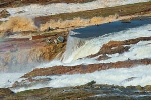 Heavy rain in February 2017 threatened the Oroville Dam in California.