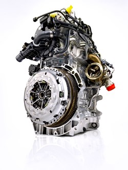 Volvo says its 3-cylinder prototype engine is undergoing testing. Source: Volvo