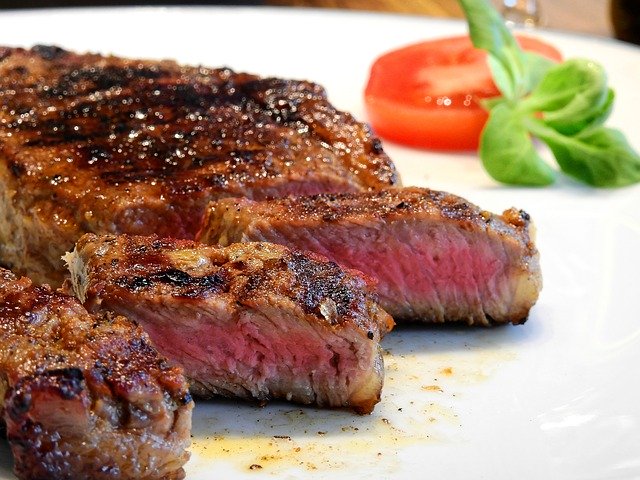 Novameat 3D prints beef that resembles the real thing, like the steak shown here.