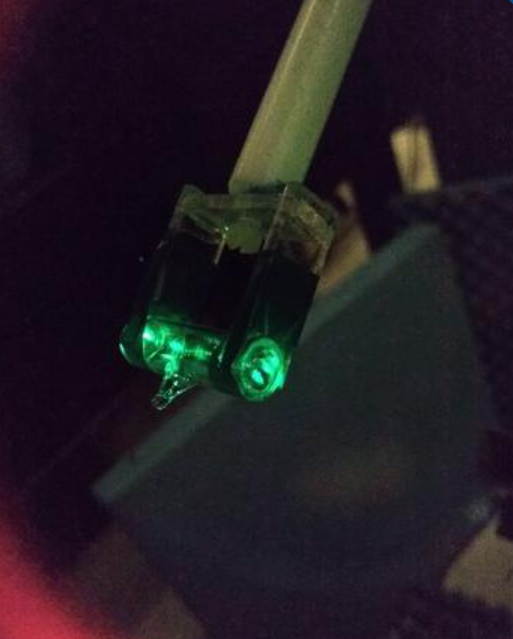 NIST researchers and collaborators determined the direction of an incoming radio signal based on laser measurements at two locations in this sensor filled with a gas of cesium atoms. Source: NIST