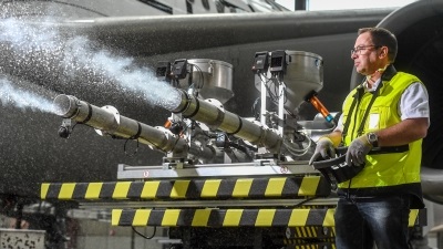 The Cyclean Dry Ice system. Source: Lufthansa Technik AG