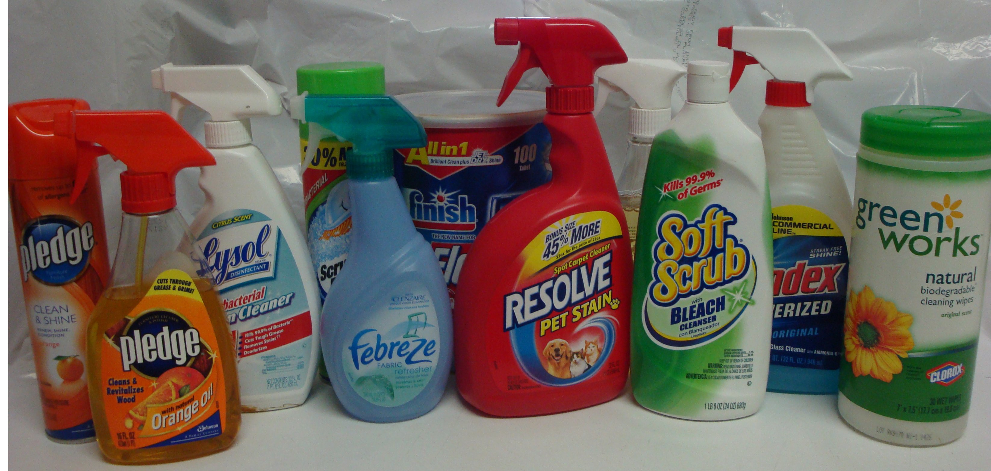 Household products can really pollute the air