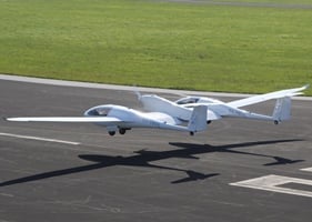 The HY4 on its maiden flight. Image source: DLR