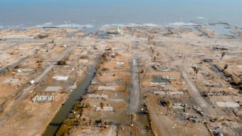 Damage along the Texas coast following Hurricane Ike in 2008. Source: Air Force photo / SMSgt Elizabeth Gilbert