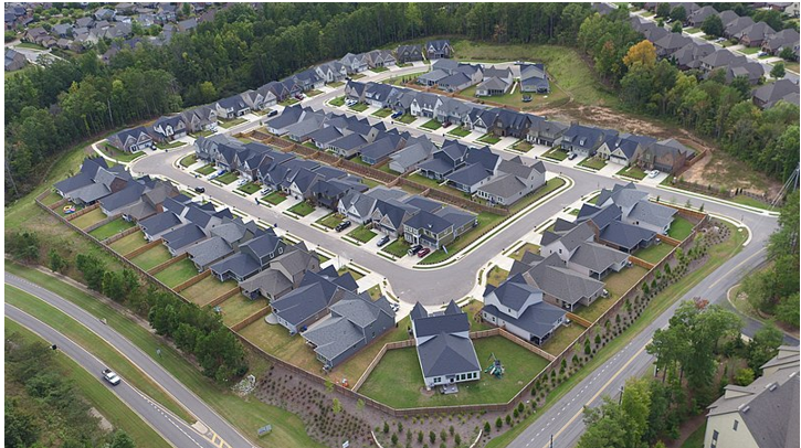 Figure 2. Aerial photo of Alabama power smart neighborhood utilizing ORNL microgrid technology. Source: U.S. Oak Ridge National Laboratory/CC BY 2.0