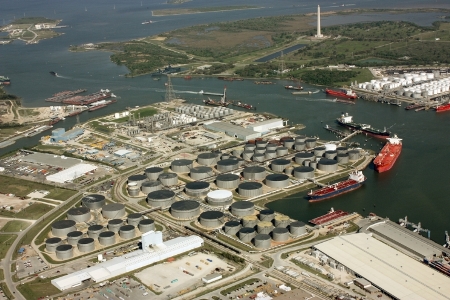 The Port of Houston and the Port of Beaumont are the second and fourth busiest ports in the United States with around 428 million tons of cargo passing through the region each year.