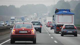 Low-cost automated trucking could divert freight from alternative transport such as railways. Image credit: Pixabay.