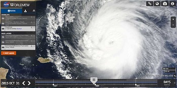 Quickly access satellite imagery of every part of the world in near real-time with NASA&rsquo;s Earthdata resource. Source: NASA.