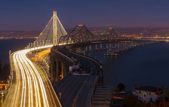 San Francisco Bay Bridge extension. Source: Wikipedia/Frank Schulenberg