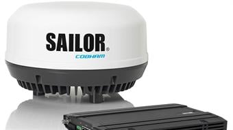 The new SAILOR 4300 L-band antenna | Source: Cobham SATCOM