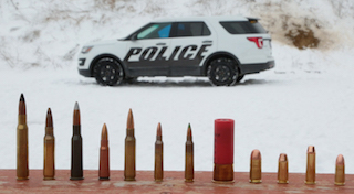 Ford field tested the panels against several armor-piercing rounds. Image credit: Ford.
