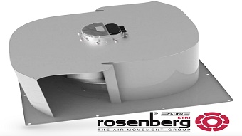 Rosenberg D-series: New design for backward-curved fan housing boosts efficiency, reduces HVAC noise