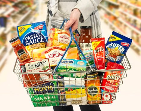 A basket of the dreaded unhealthy processed foods. (Source: Bariatric Cookery)
