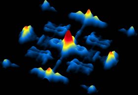 Scanning tunneling microscopy reveals electrons on the surface of Weyl semi-metals. Image source: Yazdani et al., Princeton
