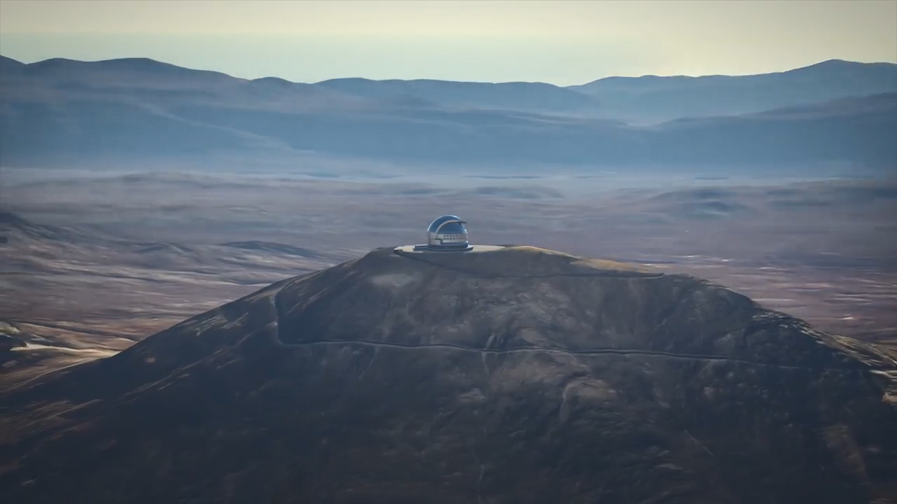 The VLT on top of an Andes mountain. Source: ESO