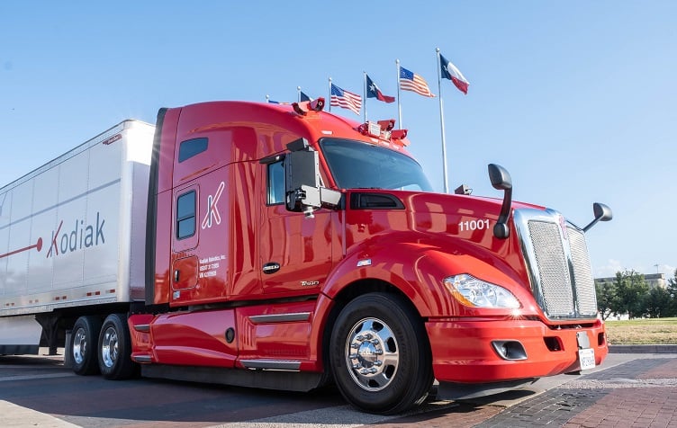 Self-driving truck startup begins freight deliveries in Texas