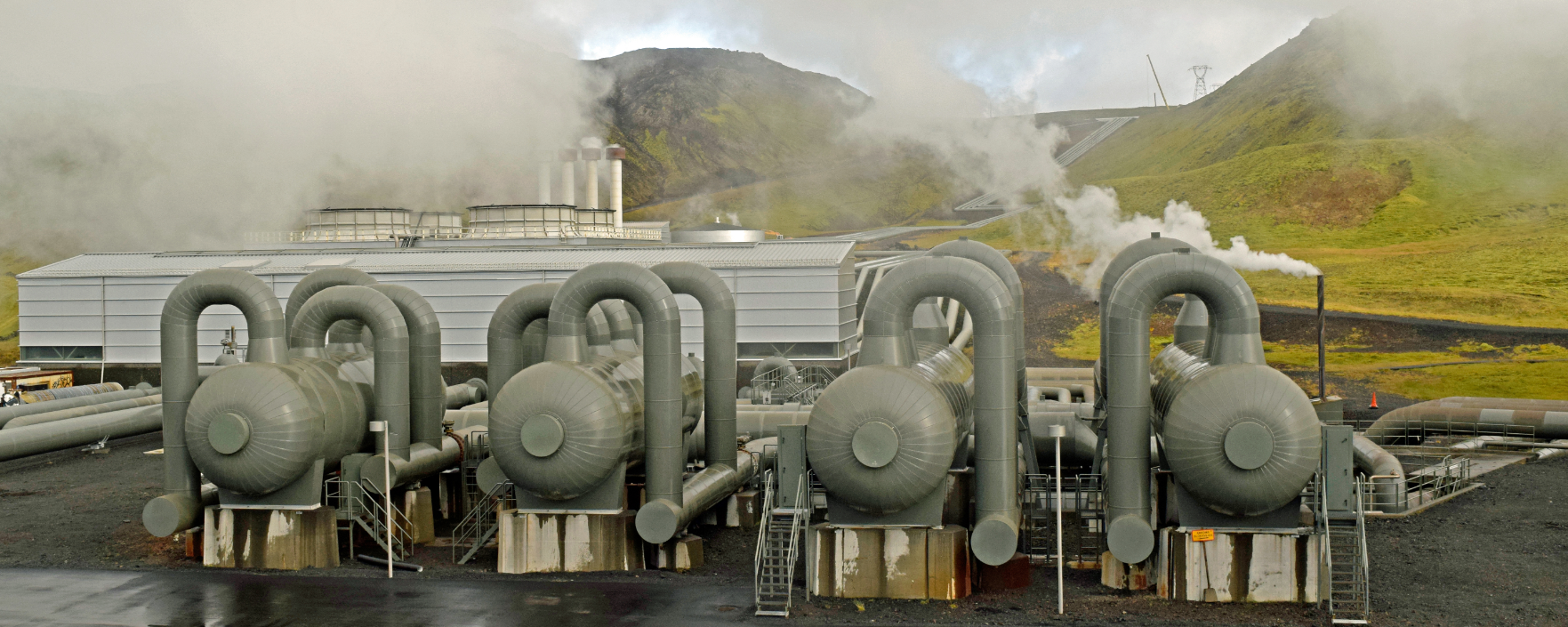 Figure 2: Geothermal energy production at a plant in Iceland. Source: Tony Craddock/Adobe Stock