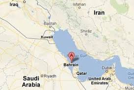 Bahrain is in the Persian Gulf.