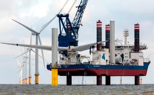 Pile testing by DONG Energy and ESG shows cost reduction for the offshore wind industry. Source: DONG