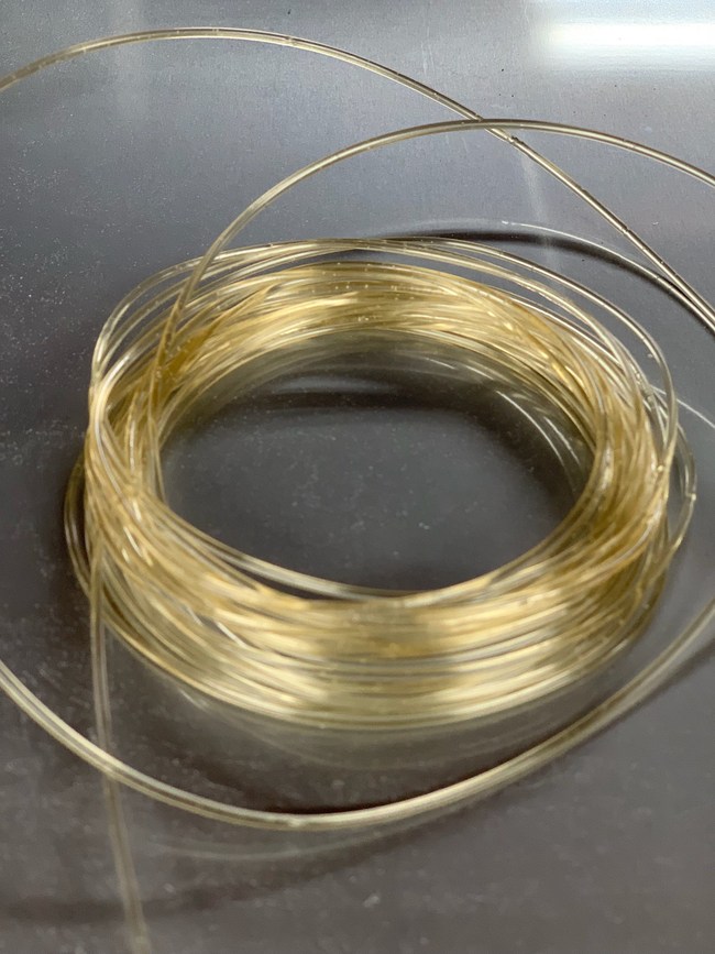 Fiber, yarn made of cellulose based biodegradable resin. Source: Green Science Alliance