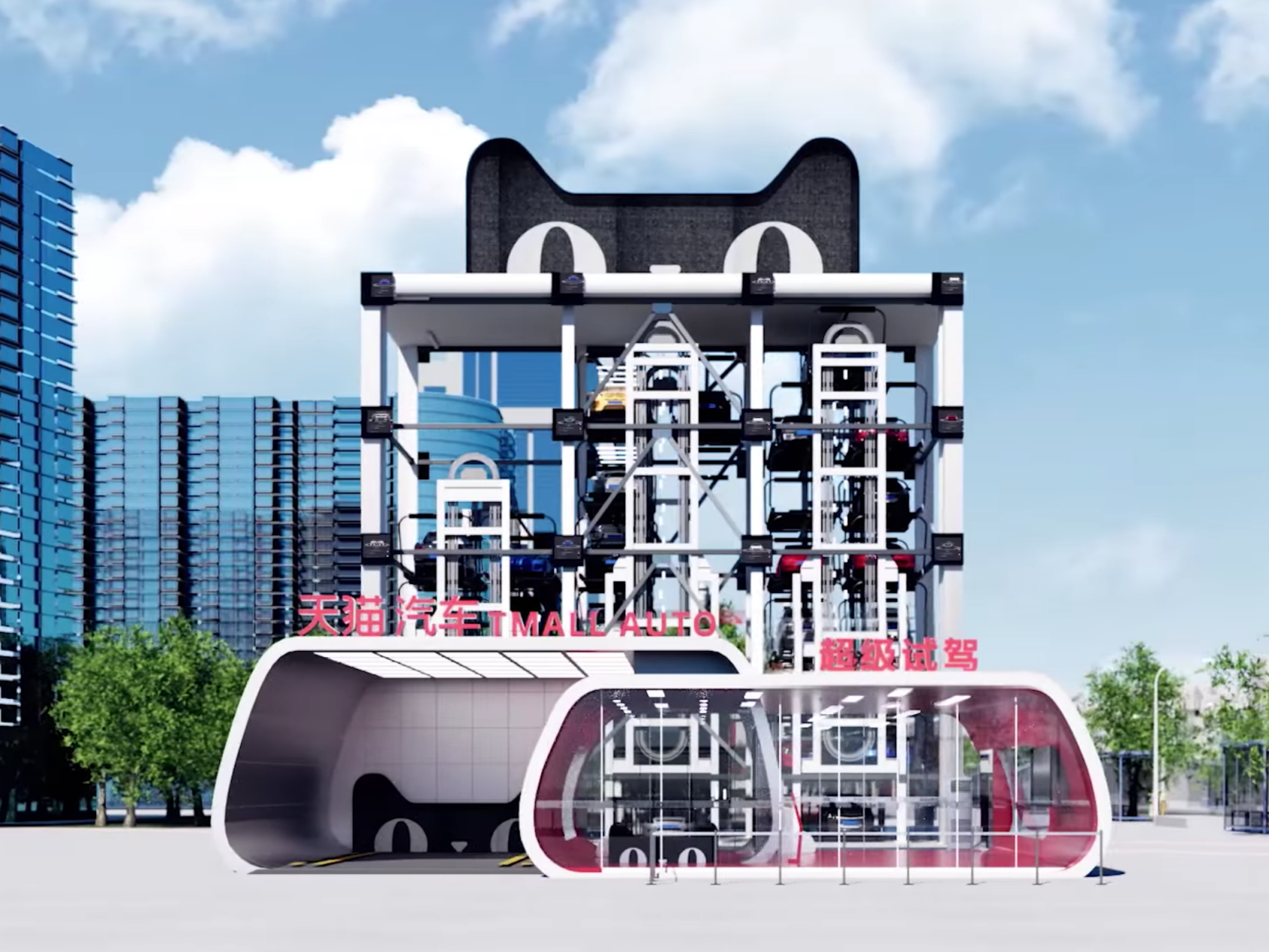 Car vending machine. Source: Alibaba