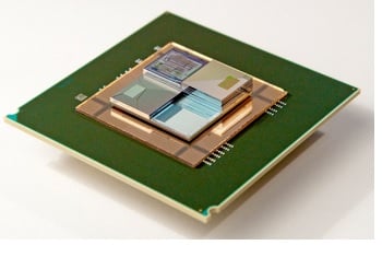 Three-dimensional chip stacks  Credit: IBM Research Zurich