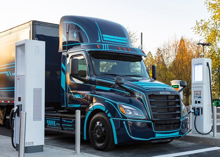 First heavyduty electric truck charging site opened GlobalSpec