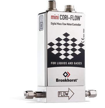Figure 2: Bronkhorst mini CORI-FLOW mass flow meter. Source: Bronkhorst USA
