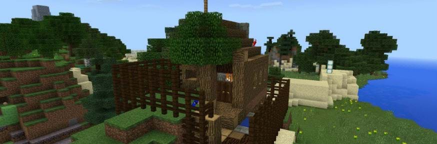 A scene from Minecraft gaming platform. Source: Lancaster University