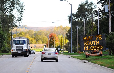 The pipeline rupture closed a section of federal highway for several days. Source: Lincoln Journal Star