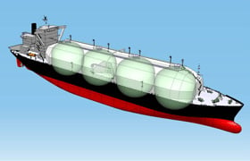 Sayaringo STaGE, the next-generation LNG carrier. Source: MHI
