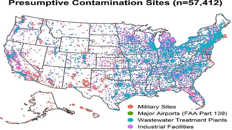 Study gauges the extent of PFAS pollution in the US