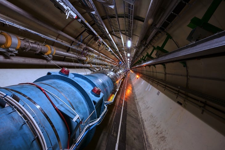 During a special one-day run, LHC operators injected lead "atoms" containing a single electron into the machine. Source: Maximilien Brice/Julien Ordan/CERN
