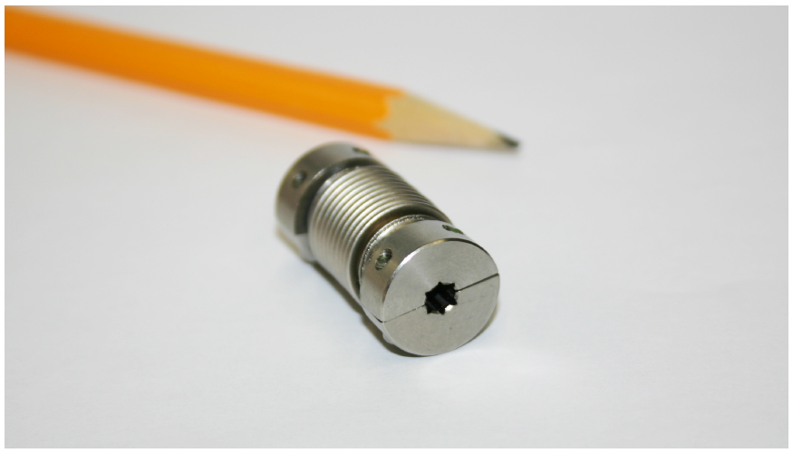 Figure 3: Special design miniature coupling used for extreme temperatures due to high altitudes.