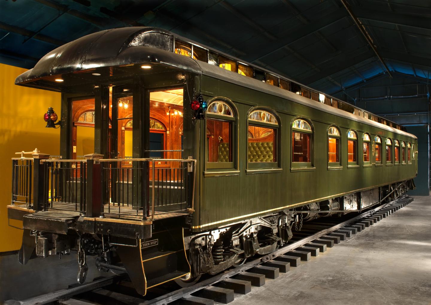 John Ringling's personal train car used in the early 1900s. (Source: The Ringling Museum)