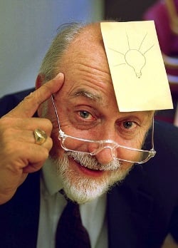 Arthur Fry was on innovation time when he developed Post-It Notes for 3M. Source: Wikipedia