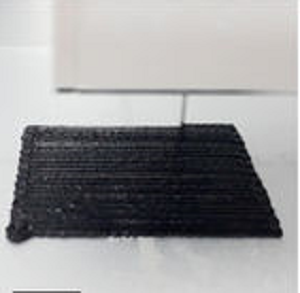 3D printing of graphene slurry at 10&thinsp;wt%. Source: National University of Singapore