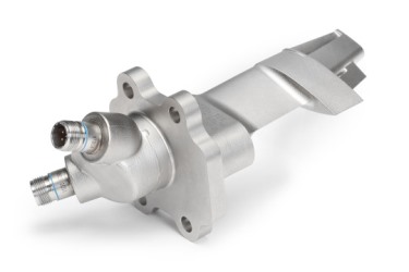3D-printed housing for T25 sensor. Located in the inlet to the high-pressure compressor, the sensor provides pressure and temperature measurements for the engine&rsquo;s control system. Image source: GE Aviation