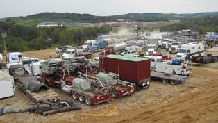 Hydraulic fracturing drill site. Source: wikipedia.org