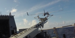 Launching Insitu&rsquo;s ScanEagle UAV. Source: Ballard Power Systems Inc.
