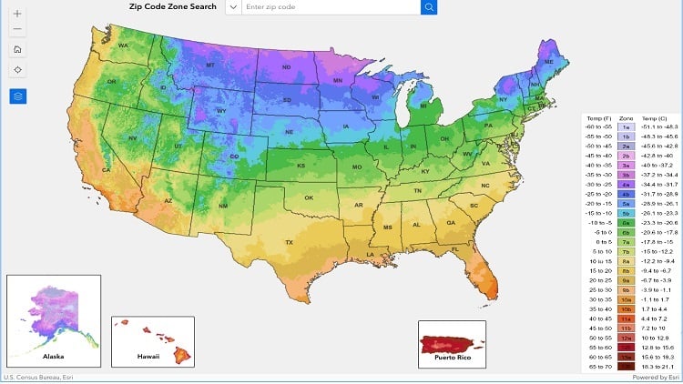 Map depicts the fitness of flora in the US | GlobalSpec