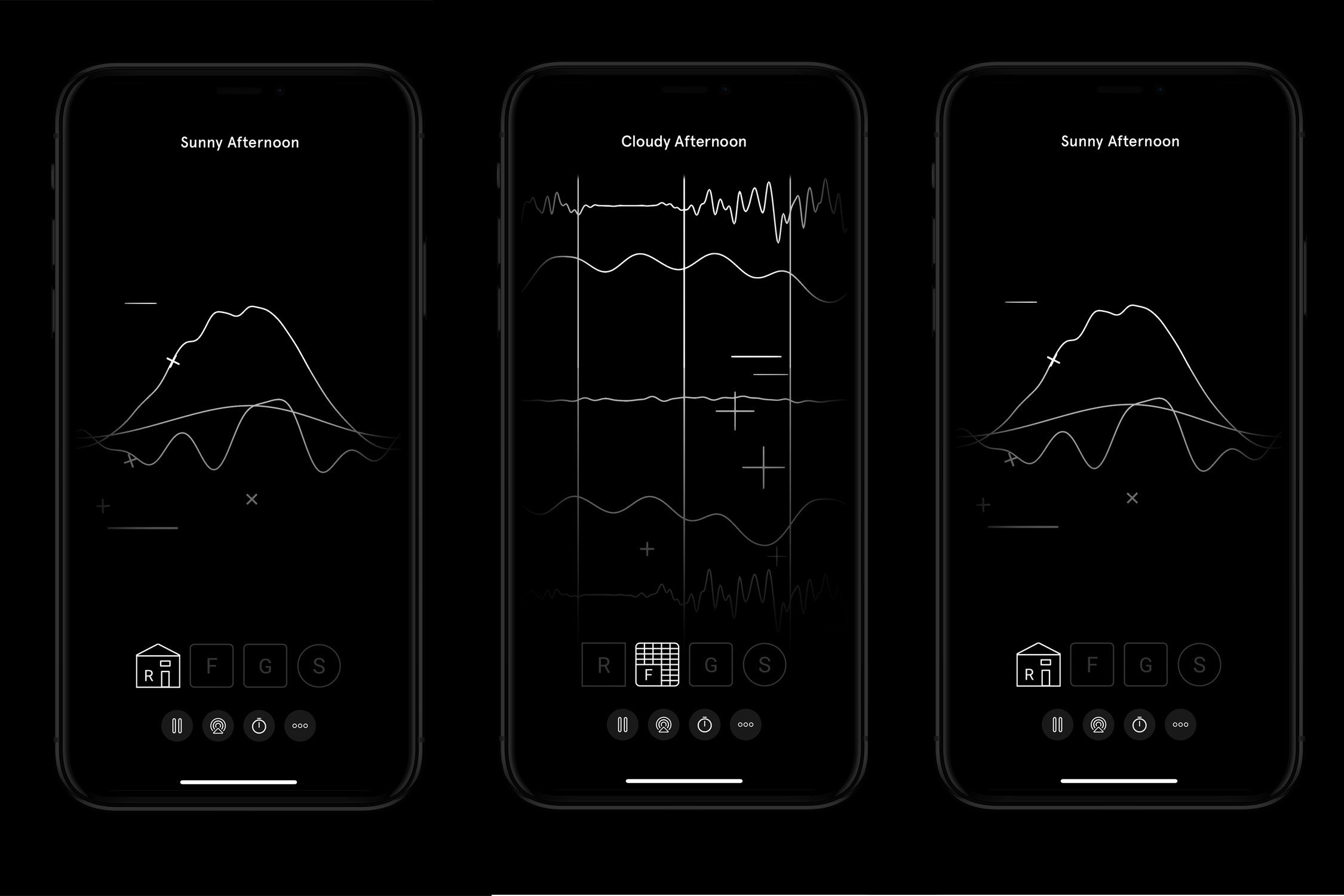 Screenshots of the Endel app. Source: Endel