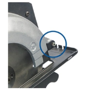 Figure 5: Light duty coiled pins are used as a free-fit hinge pins within the guard of circular saw blades. Source: Spirol