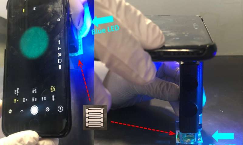 A new device detects small amounts of norovirus in water. Source: American Chemical Society